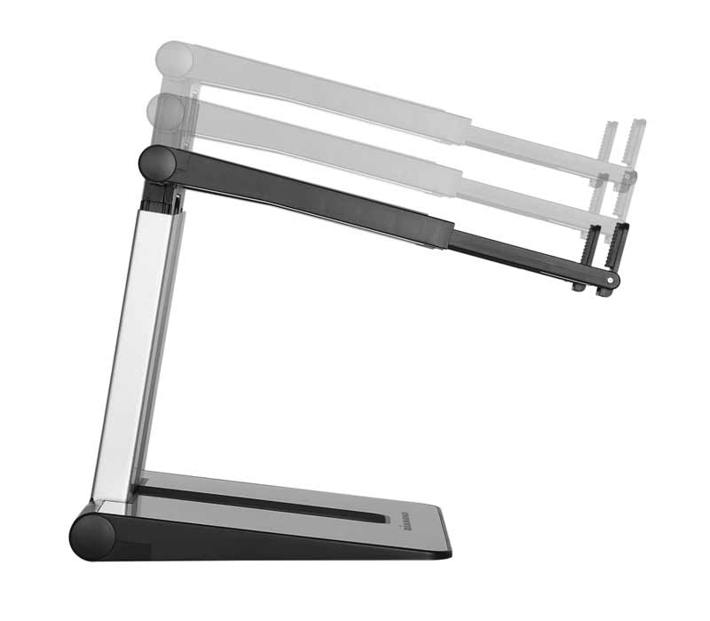 Diamond Laptop Stand and Riser elevates screen to eye-level