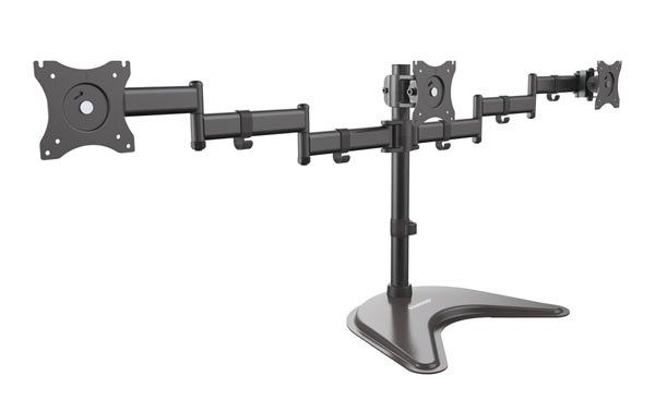Diamond Articulating Triple Arm Table, Triple Arm Monitor Mount