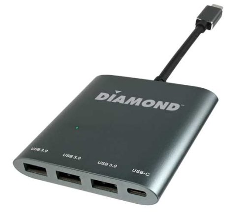 Diamond USB3CDPD3H USB 3.1 Gen1 Type C to USB 3.0 Type A 3 port HUB