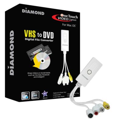 Diamond VC500SE (PC and MAC USB 2.0 One Touch VHS to DVD Video