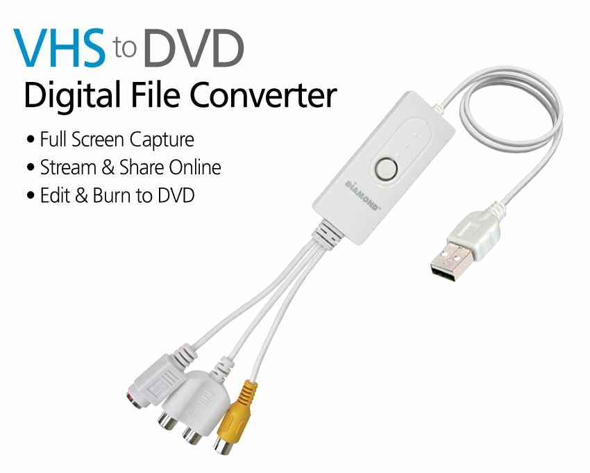 DIAMOND USB 2.0 GC500 HD Component Pass Through Game Console Video Capture  Device - Diamond Multimedia