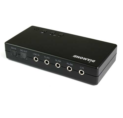 Elemental lindre Overfrakke XS71UV2 Diamond Xtreme Sound External USB Sound Card (XS71UV2) - Diamond  Multimedia