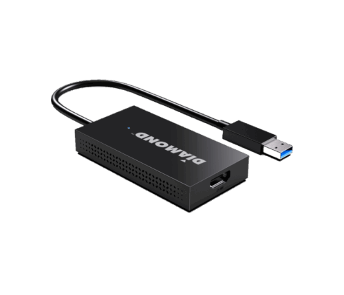 Diamond USB/USB Type-C to HDMI 4K/2K Video Graphics Adapter with Audio for Multiple Monitors 3840 X 2160 (BVU5500HS)